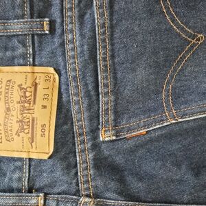 Levi's 505 STRAIGHT LEG Men's Blue Jeans